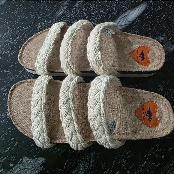 BRAND NEW ROCKET DOG WOMEN'S GREEN ASHLEY STRING BRAID SANDAL - Picture 13 of 16